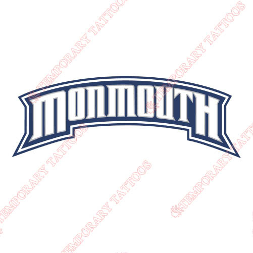 Monmouth Hawks Customize Temporary Tattoos Stickers NO.5164